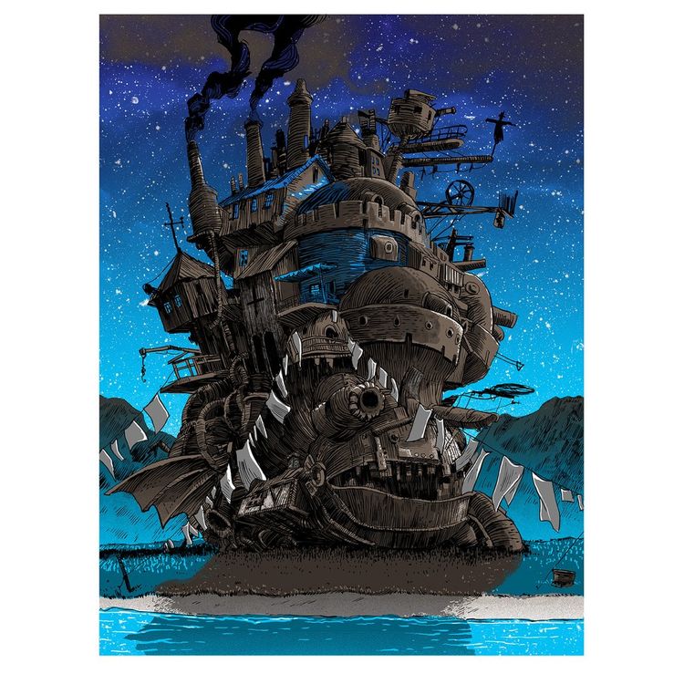 May All Your Bacon Burn - GID Night Variant (Howl's Moving Castle by Tim Doyle