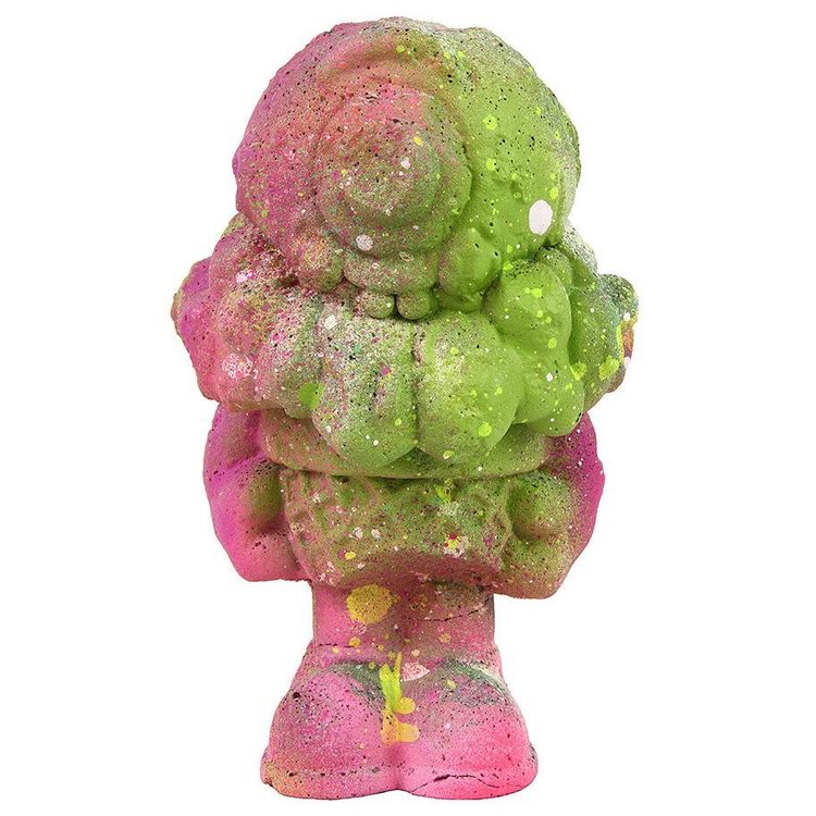 7.5" Spring Bloom Concrete Mr. Melty by Buff Monster