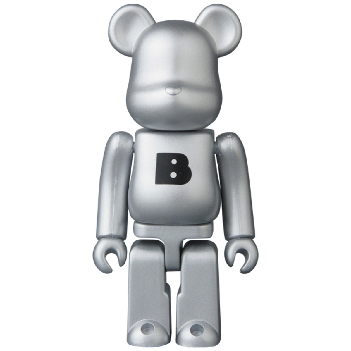 Basic Be@rbrick - Silver 'B'