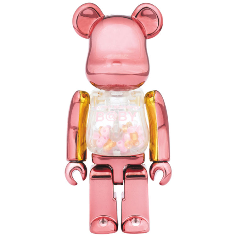100% - My First Be@rbrick B@by Metallic Pink by Medicom