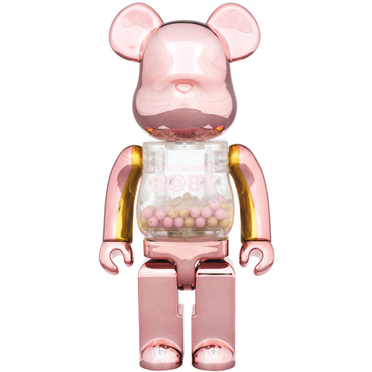 400% - My First Be@rbrick B@by Metallic Pink by Medicom