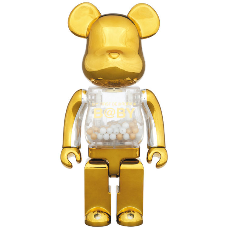 400% - My First Be@rbrick B@by Metallic Gold by Medicom