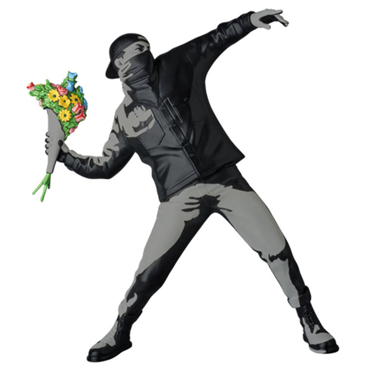 Wall Color Flower Bomber by Banksy (Brandalised)