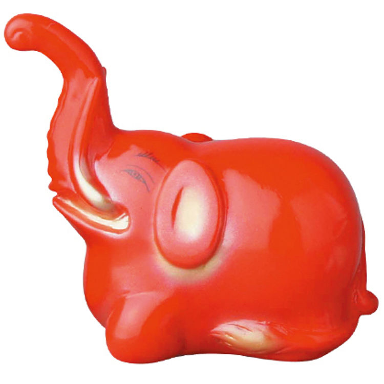 Jakuchu Elephant Red by Magaidou