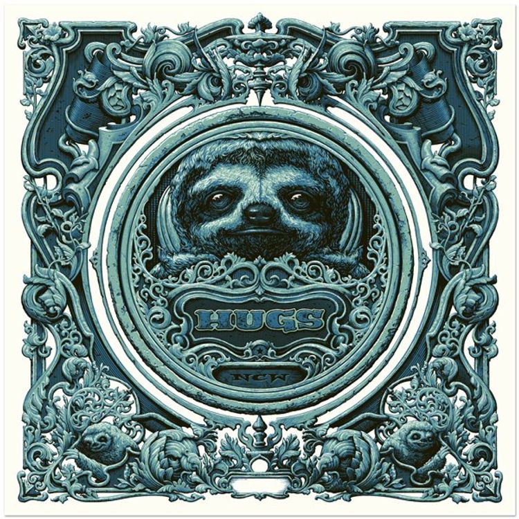 Hugs (Teal Variant) by N.C. Winters