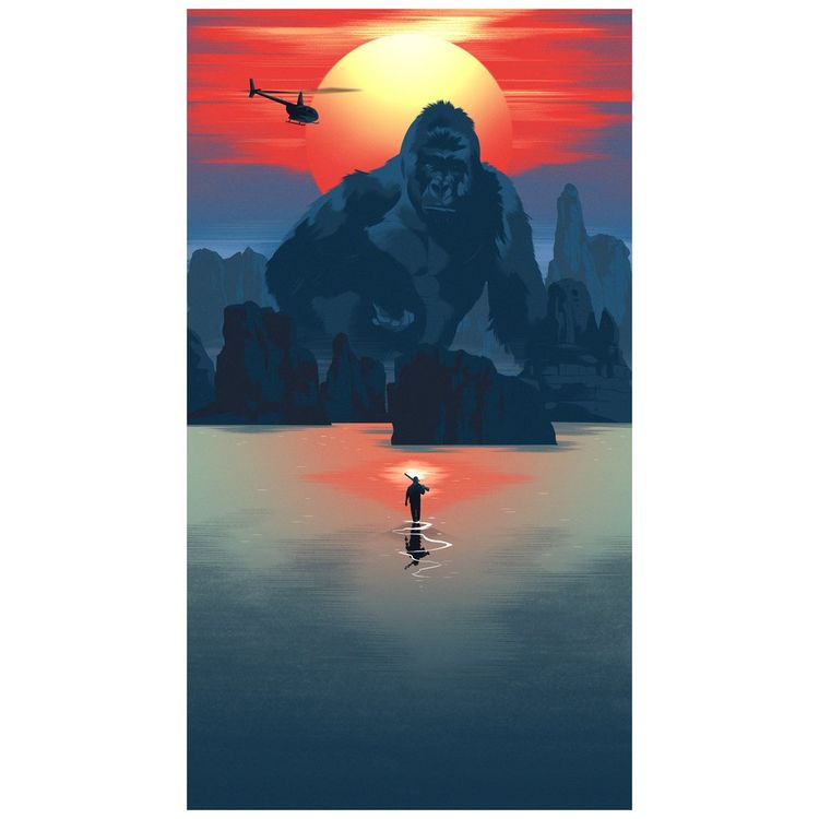 Harambe - Skull Island by Alexander Wells
