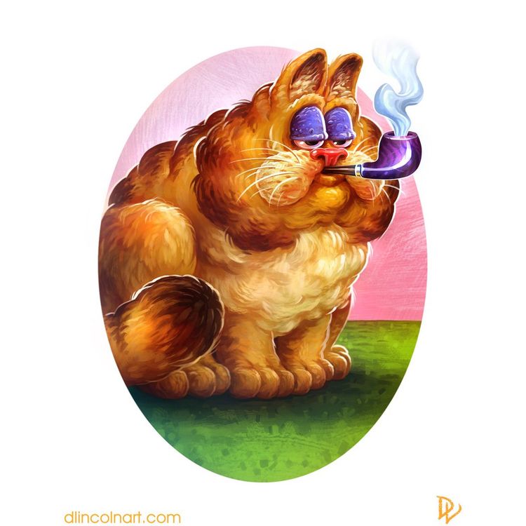 The Cat Has Your Pipe. by Dustin Lincoln