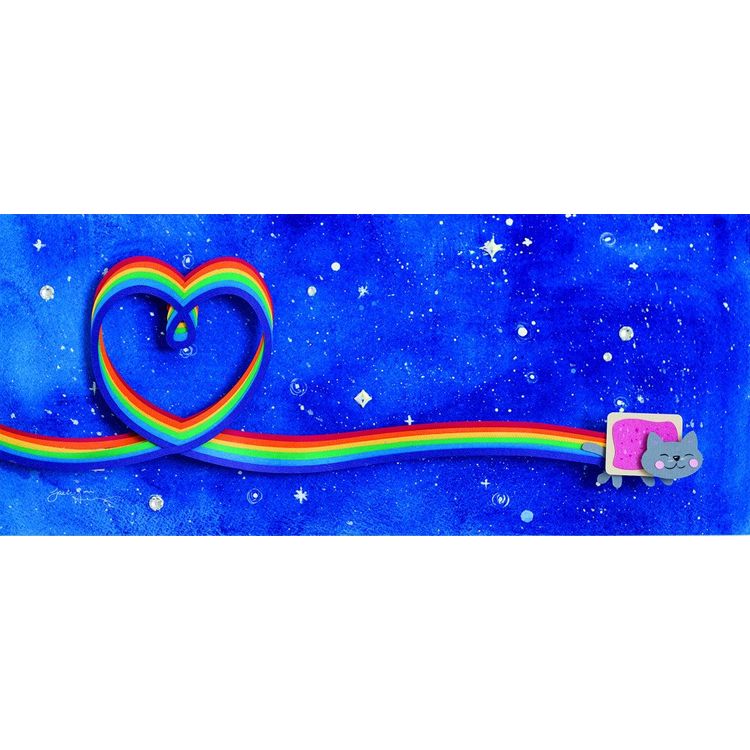 Nyan Cat Love by Jackie Huang