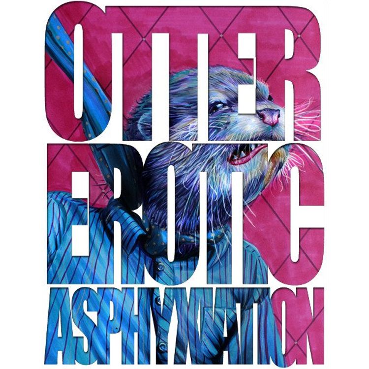 Otter Erotic Asphyxiation (Print) by Joshua Roman