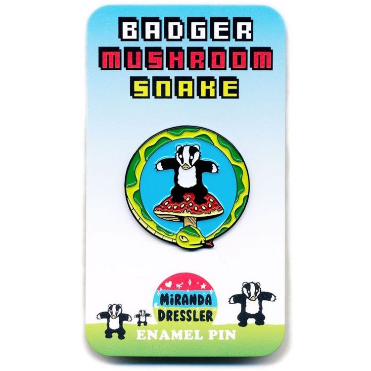 Badger Mushroom Snake by Miranda Dressler