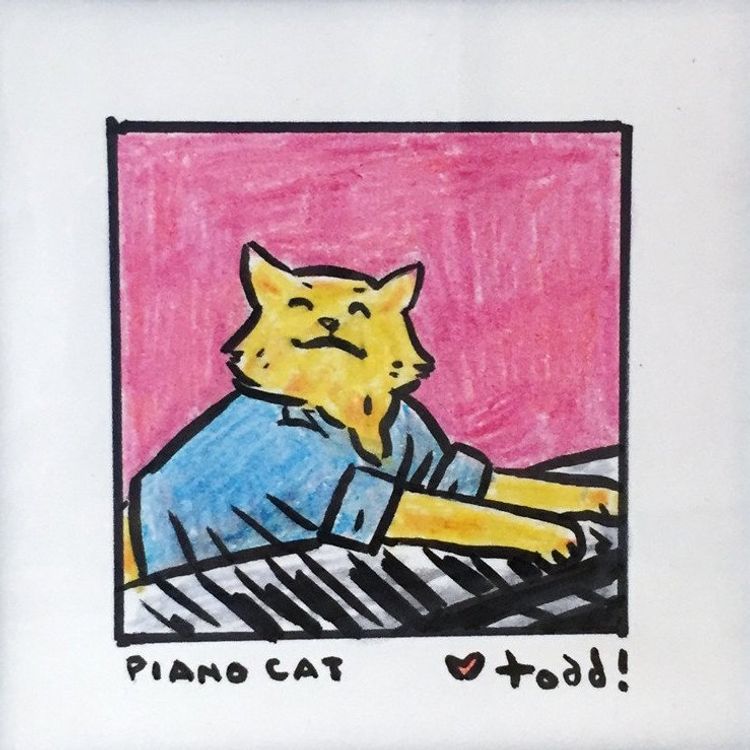 Piano Cat by Toddbot