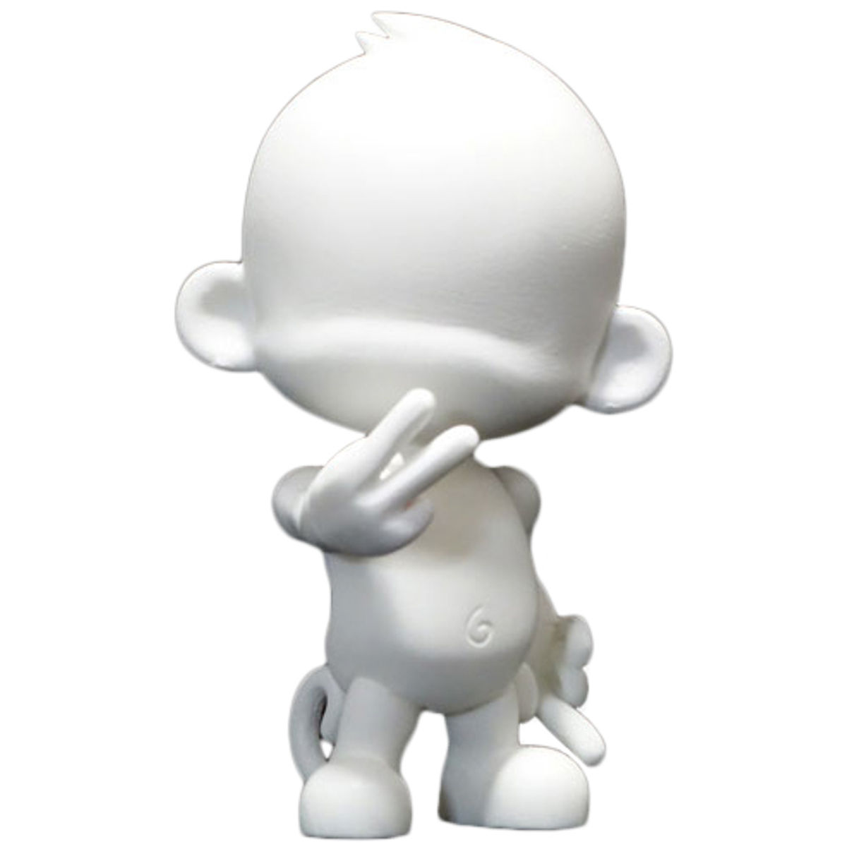 4" Cheeky Monkey - DIY/White