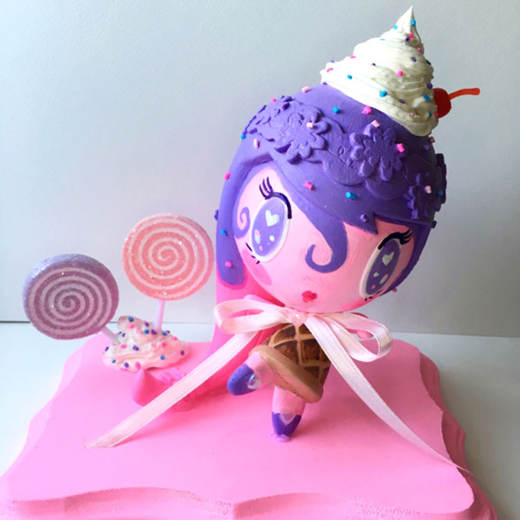 Strawberry Ice Cream by Messy Pink
