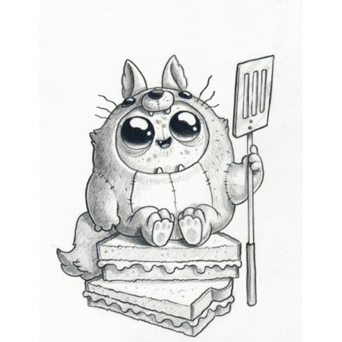Grilled Cheese Wolf #738