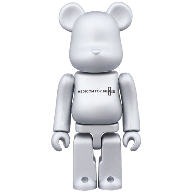 Be@rbrick Silver Basic - Medicom Toy Plus by Medicom