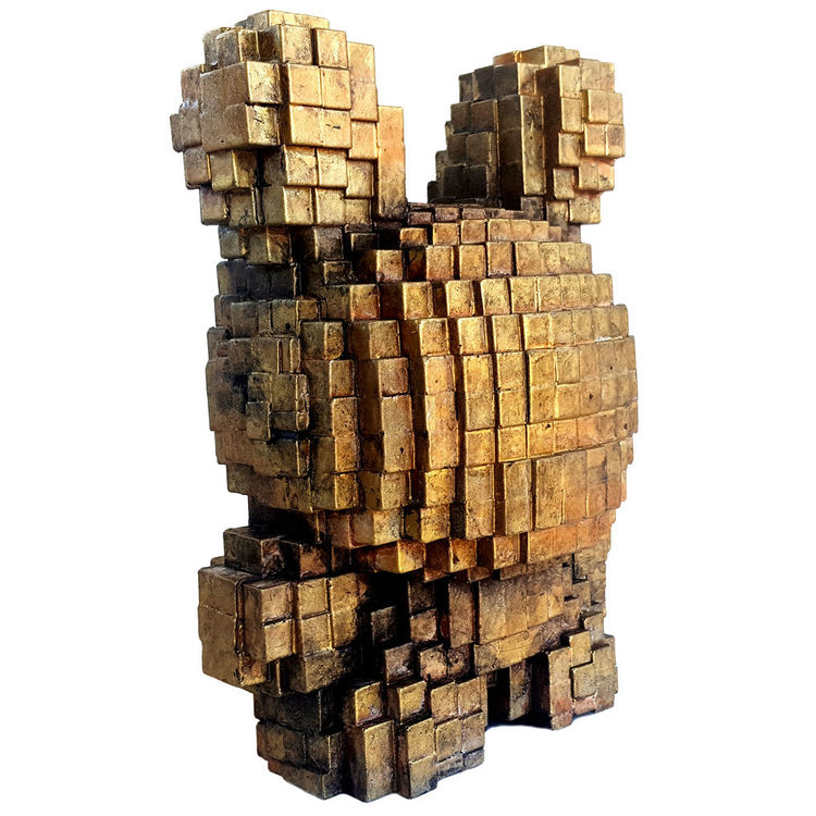 16-Bit Golden Relic Dunny by Josh Mayhem