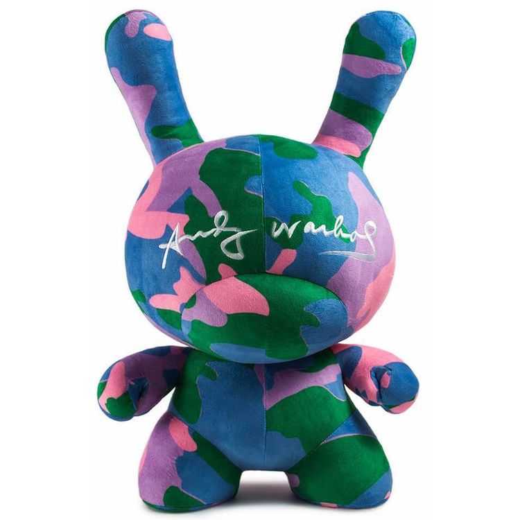 20" Warhol Camo Plush Dunny by Andy Warhol