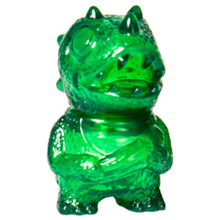 Micro Caveman Dinosaur - Clear Green (SDCC '17) by Josh Herbolsheimer