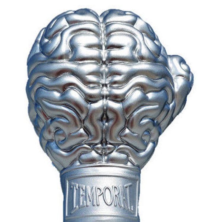 4.75" Boxing Brain Silver (Left Hand) by Ron English