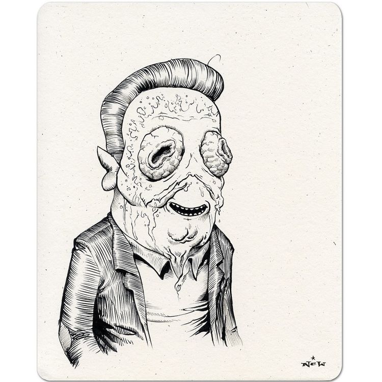 Rick and Morty - Eyehole Man by N.C. Winters