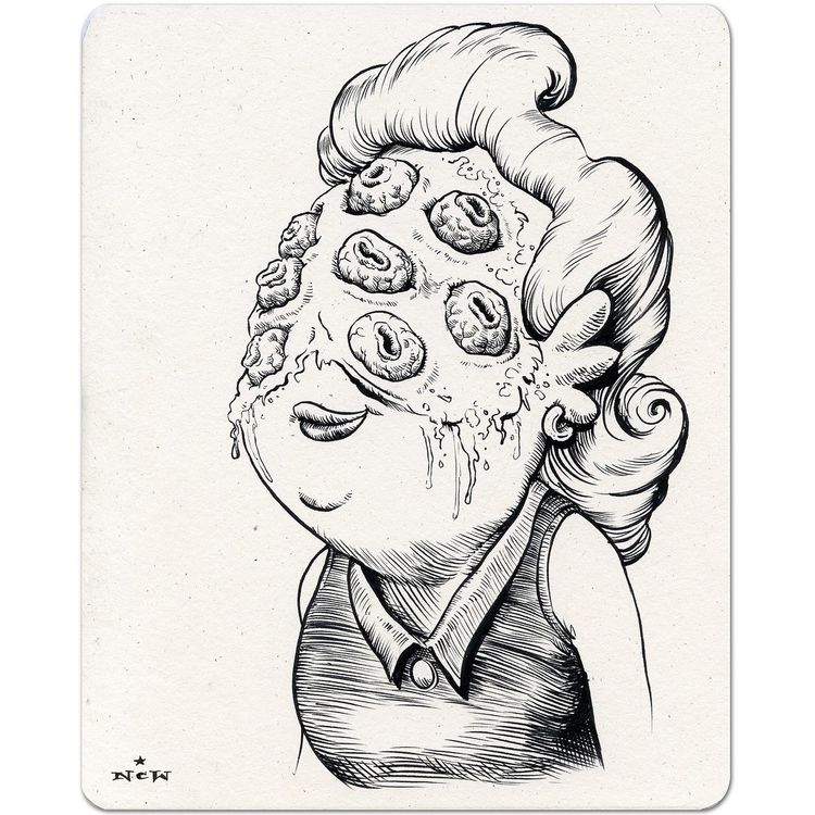 Rick and Morty - Eyehole Woman by N.C. Winters