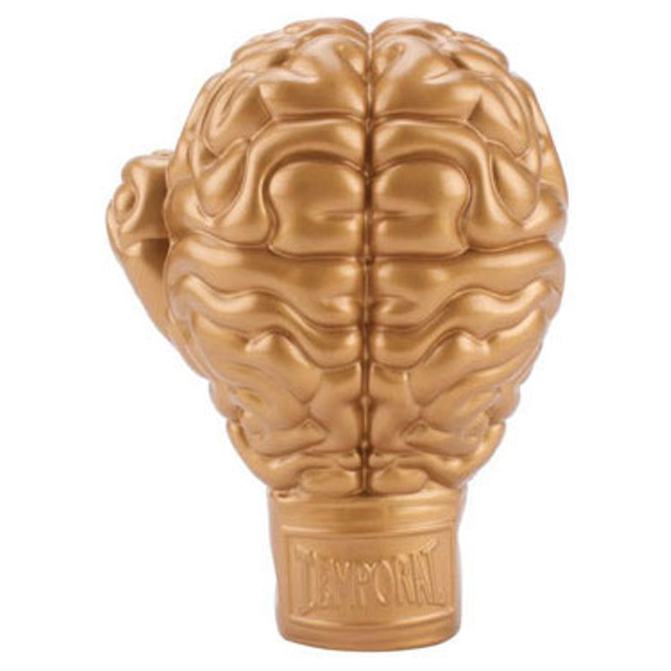 4.75" Boxing Brain Gold (Right Hand) by Ron English