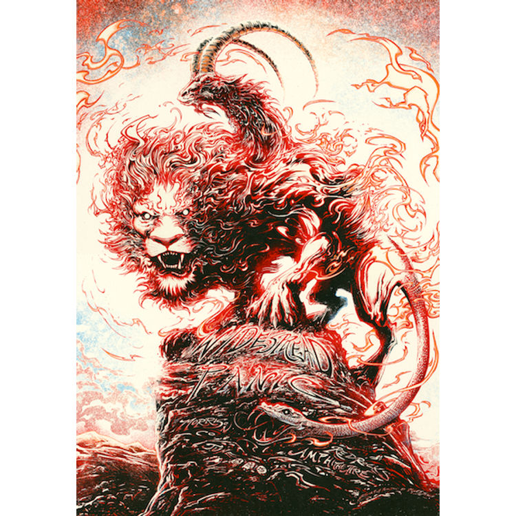 Widespread Panic – Morrison, CO 2017 (Red GID Inks) by Miles Tsang