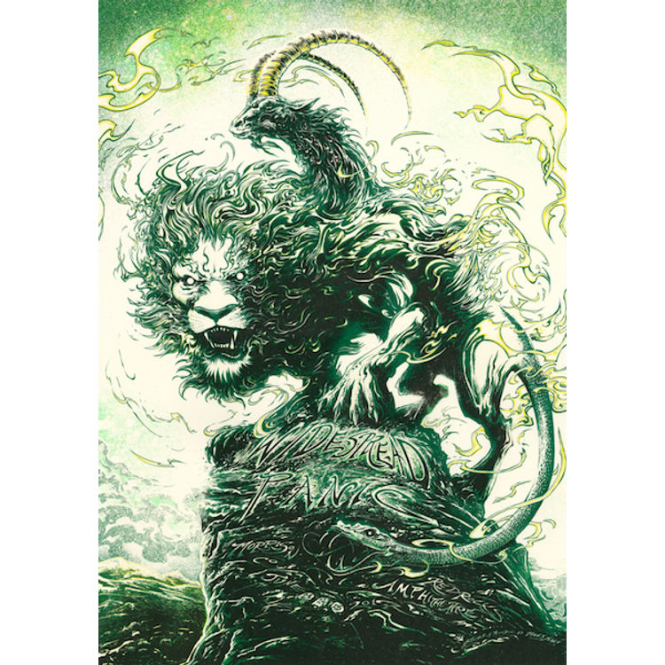 Widespread Panic – Morrison, CO 2017 (GID Cage Green) by Miles Tsang