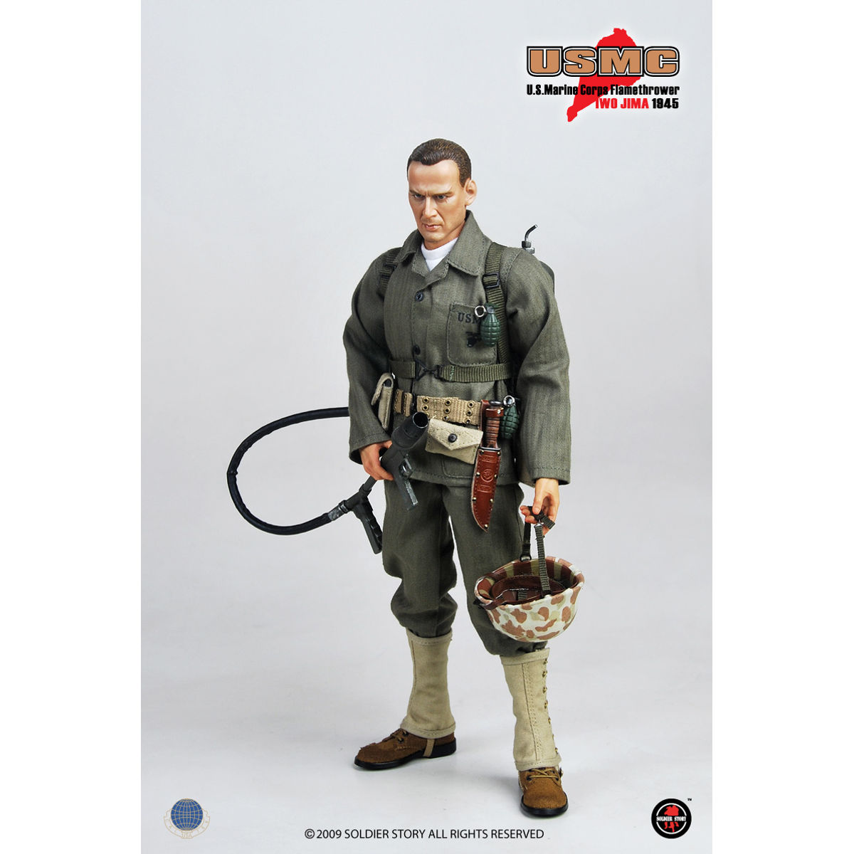 U.S.M.C. FLAMETHROWER IWO JIMA 1945 - SS-035