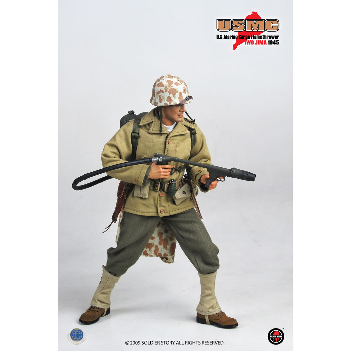 U.S.M.C. FLAMETHROWER IWO JIMA 1945 - SS-035