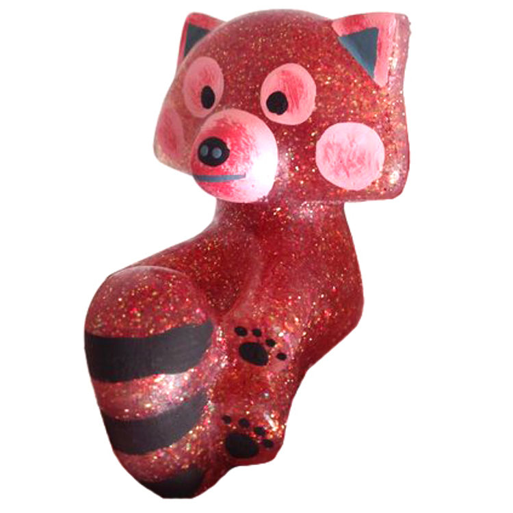 Sparkle Red Panda by Michelle Valigura