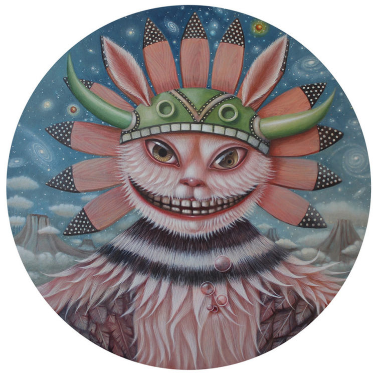 Kachina from the Outsider Space by Peca