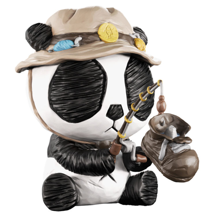 Panda Ink - Fish by Cacooca