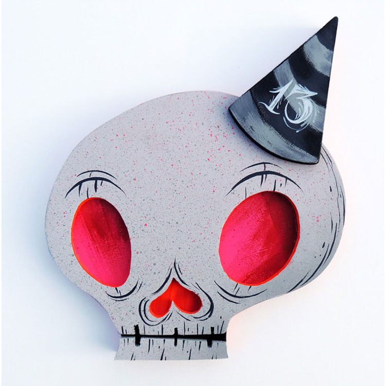 Party Skull by Joe Scarano