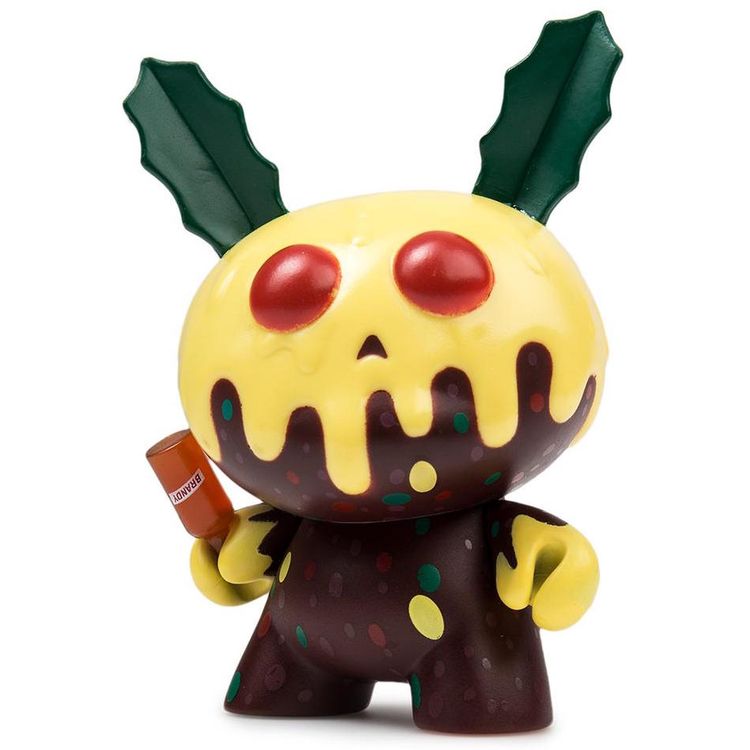 Yellow Christmas Pudding (Kidrobot Exclusive) by Kronk