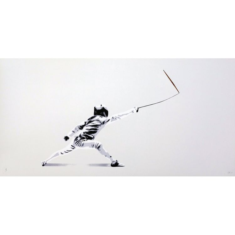 FIGHTING A BLANK PAPER (MAIN EDITION A/P) by Kunstrasen