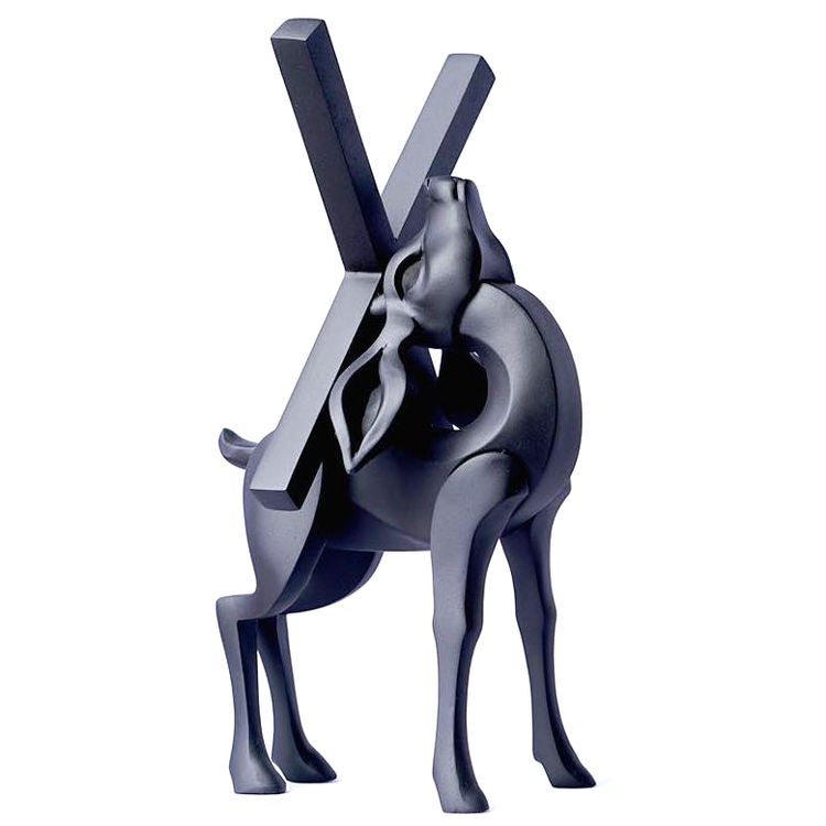 Deer Crossing - Black by Colus