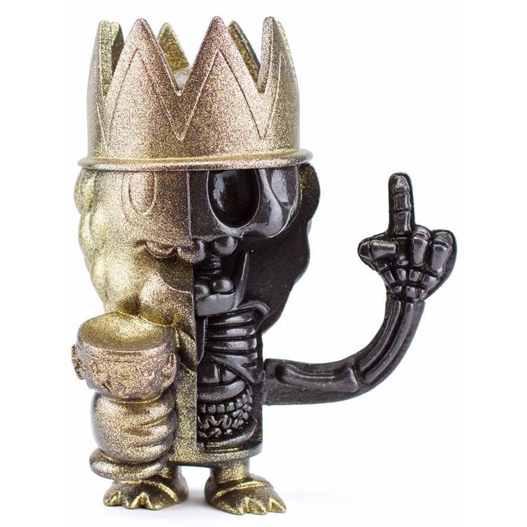 Dissected Toy Prince - Black and Gold by Jason Freeny