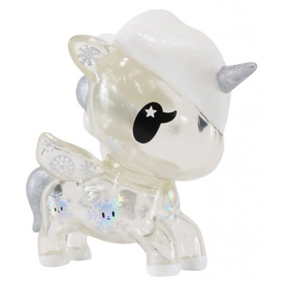 5" Yuki Holiday Unicorno - Clear