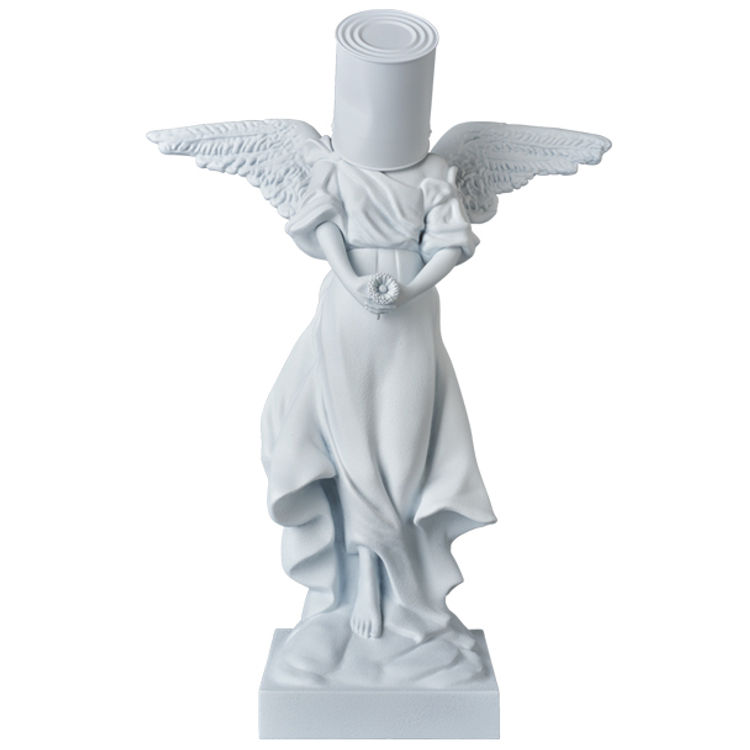 Brandalism Bucket on Head - White by Banksy (Brandalised)