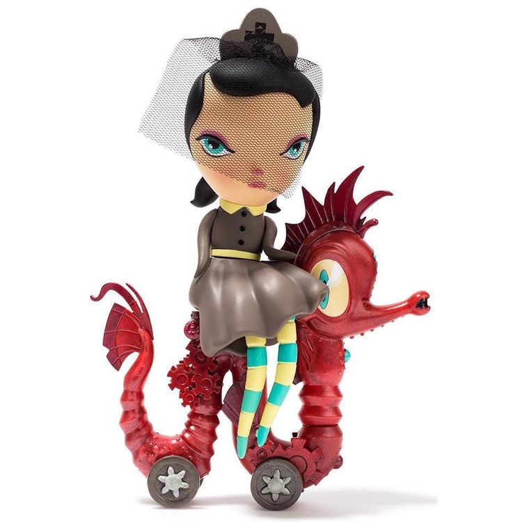 Lucy Curious - Red/Brown by Kathie Olivas