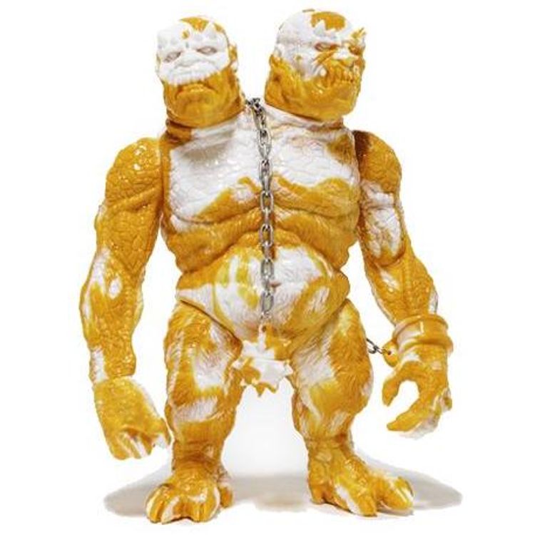 Orange White Marble Famous Monsters X Galligantus by Justin Ishmael
