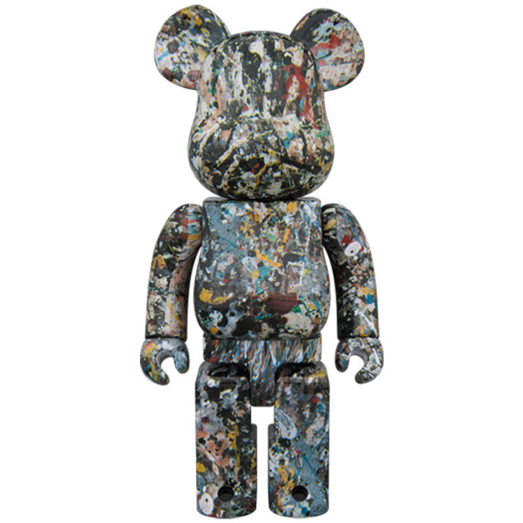 400% - Jackson Pollock Studio Be@rbrick by Jackson Pollock