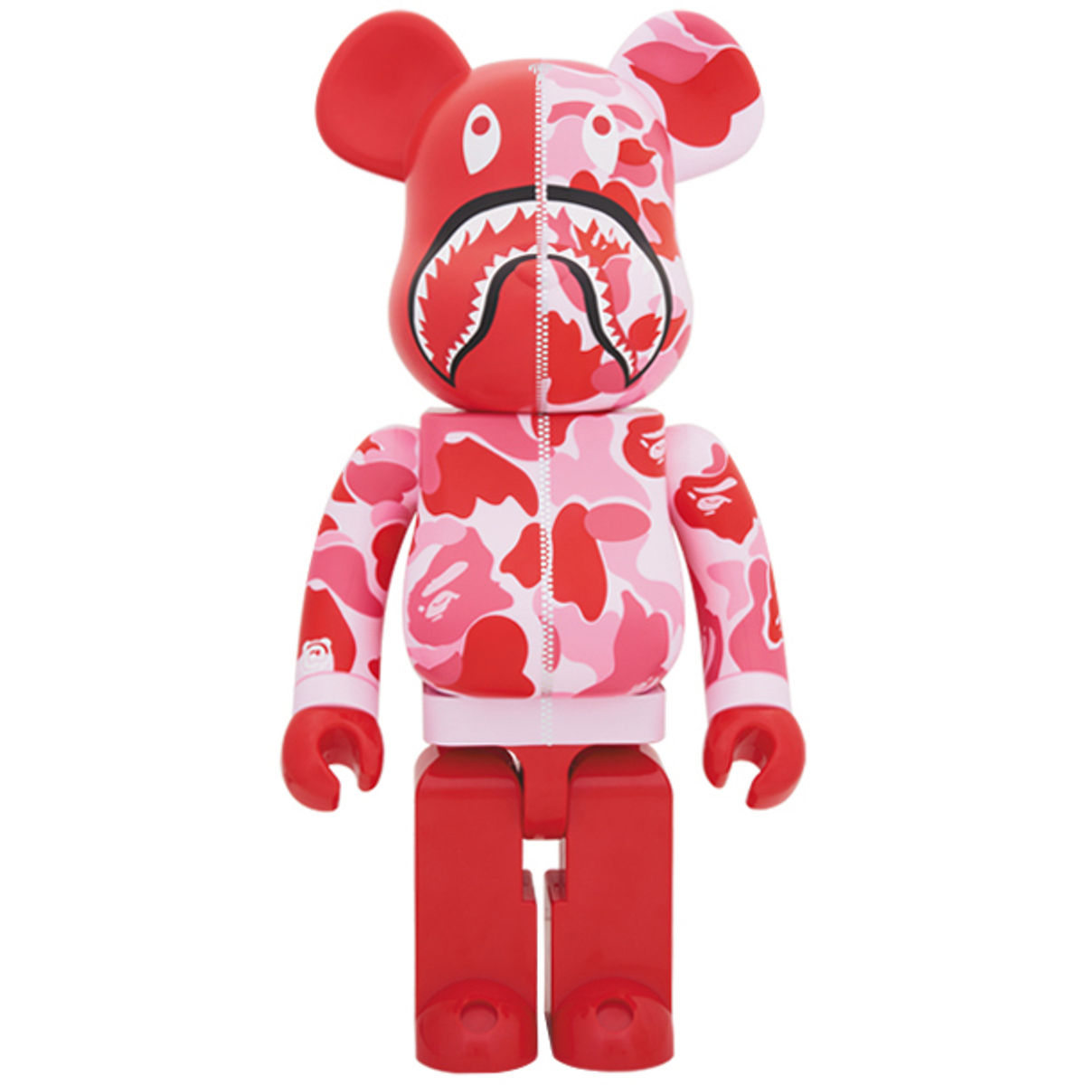 1000% Full Red Camo Shark Be@rbrick