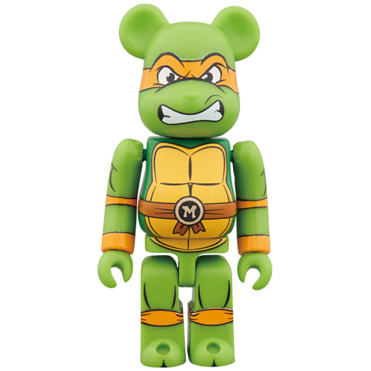 100% Teenage Mutant Ninja Turtles - Michelangelo Be@rbrick by Nickelodeon