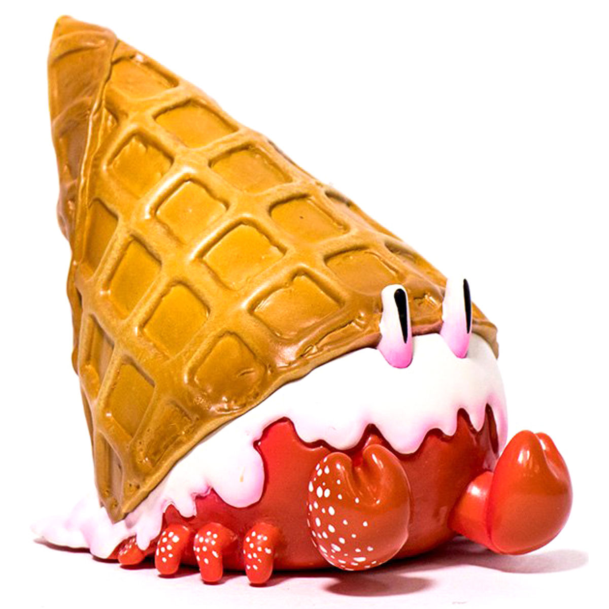 Red Ice Cream Crab