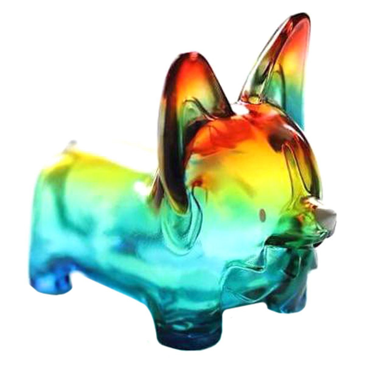 Rainbow Soda Gwen the Corgi