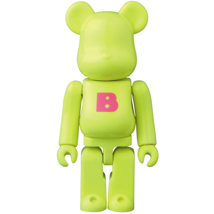 Basic Be@rbrick - Lime Green 'B' by Medicom