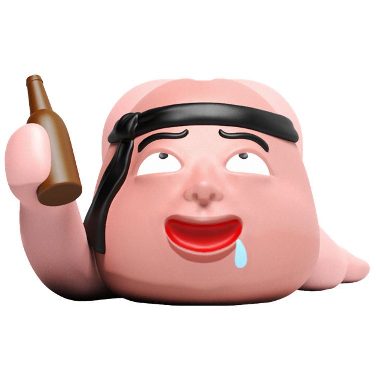 Drunk Dikku-san by Mighty Jaxx