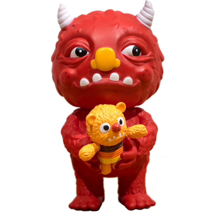 Red Bloofus & Baby Rudy by Mooncasket (Evangeline Chan)